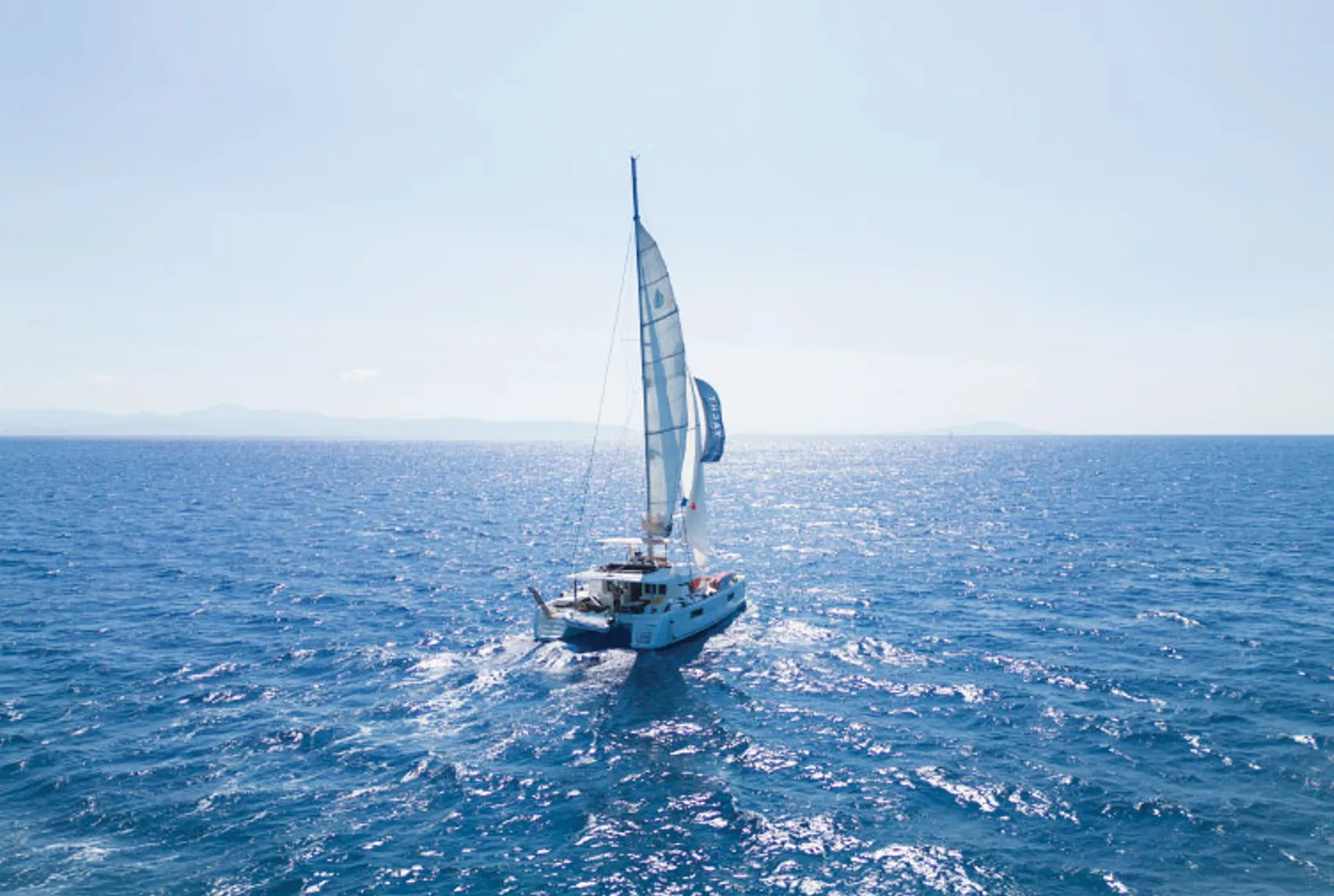 Yacht sailing in Croatia