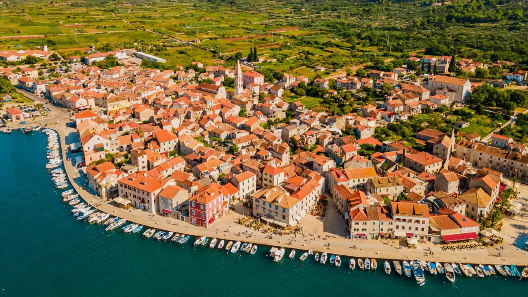 Stari Grad Old Town drone photograph