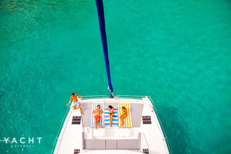 Sailing in Croatia - Sunbathing on deck