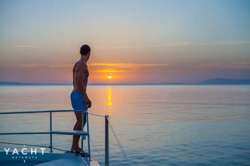 Great Greek island views - Heading into the sunset