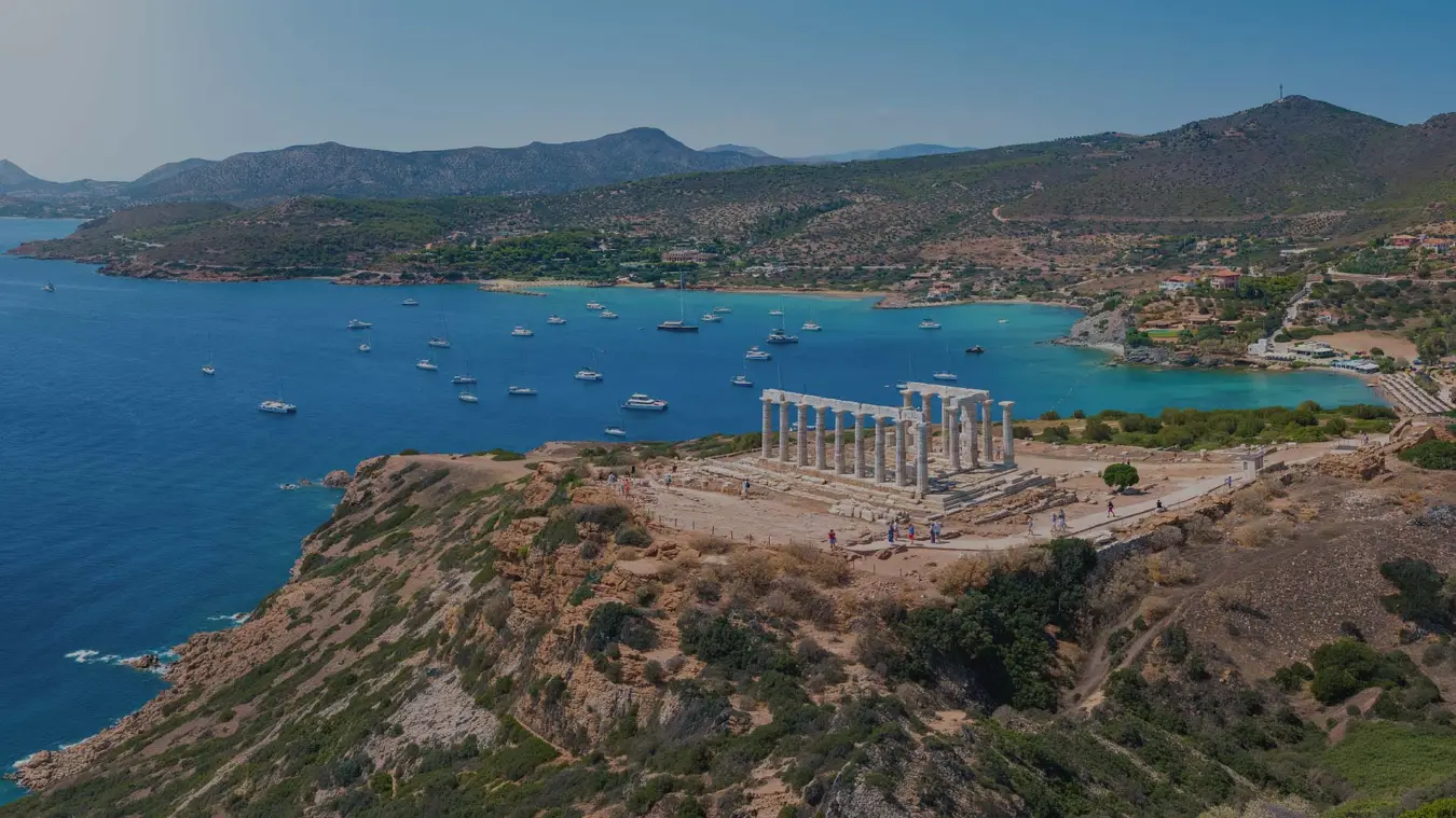The temple of Poseidon