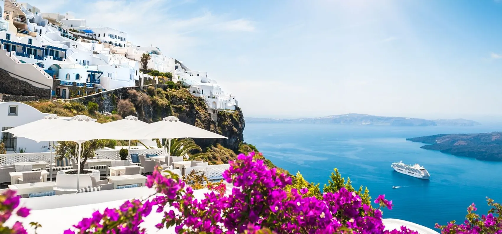 Beautiful view in Santorini