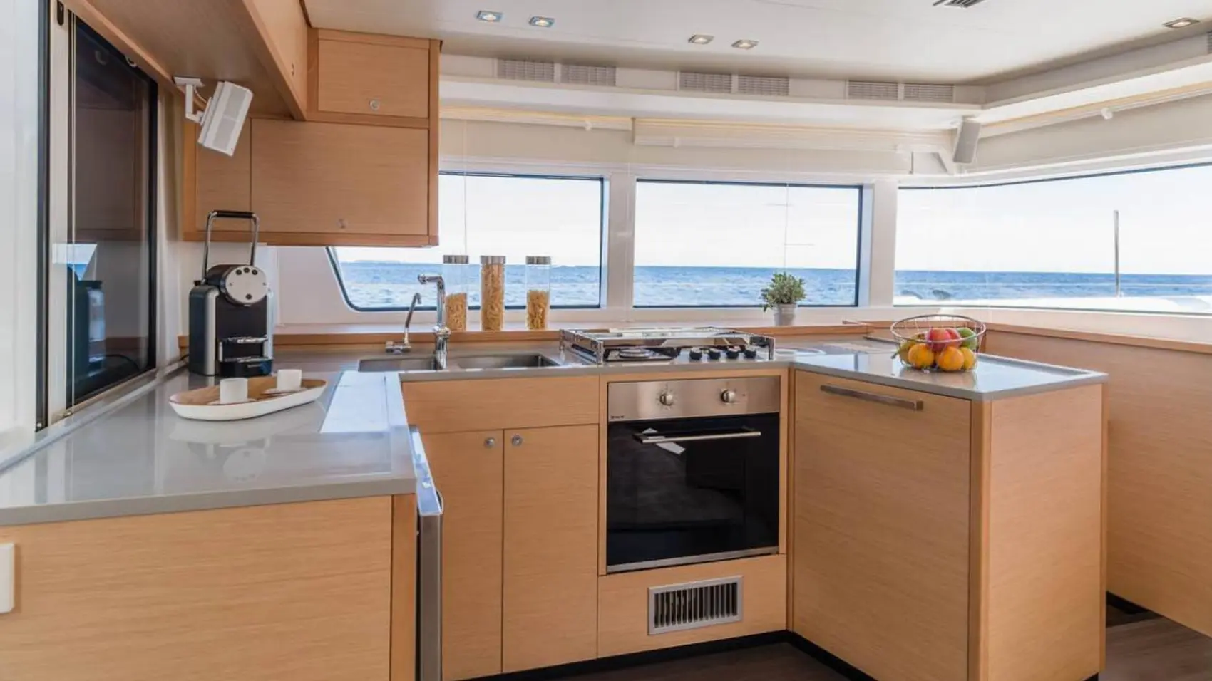 Lagoon 52 catamaran kitchen