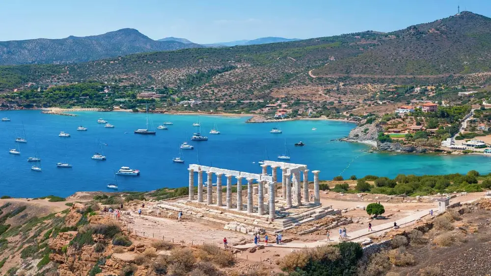 Temple of Poseidon in Greece