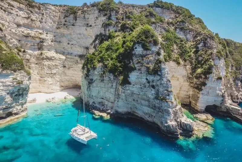 Sailing in the Ionian Islands, Greece