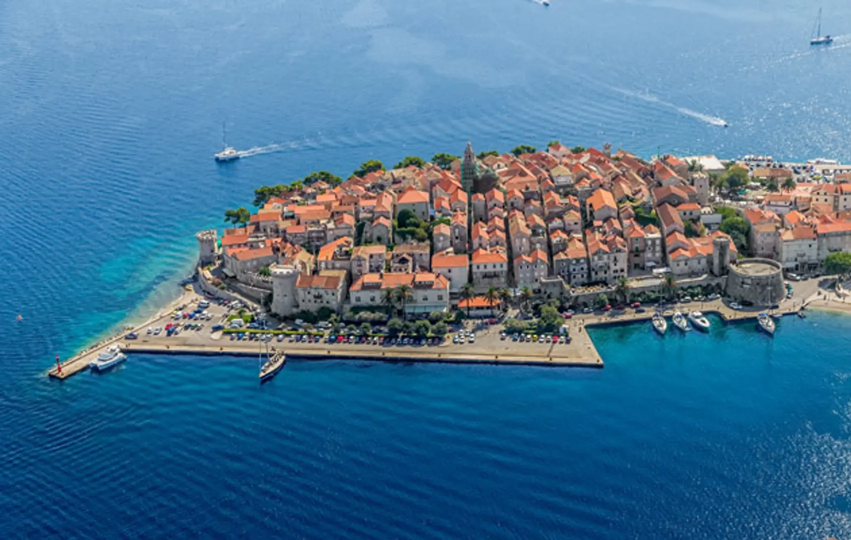 Korcula Old Town in Croatia