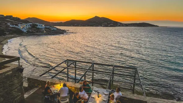 Sunset view in Antiparos