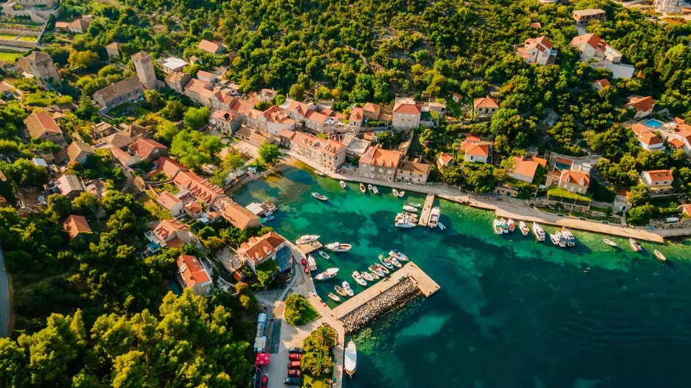 The Elaphiti Islands in Croatia