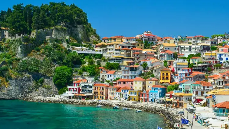 Parga town in Greece