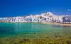 The white buildings of Paros in Greece