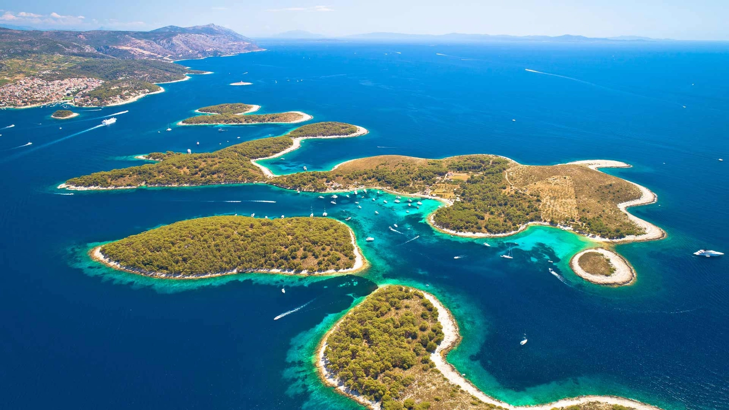 The Pakleni Islands in Croatia