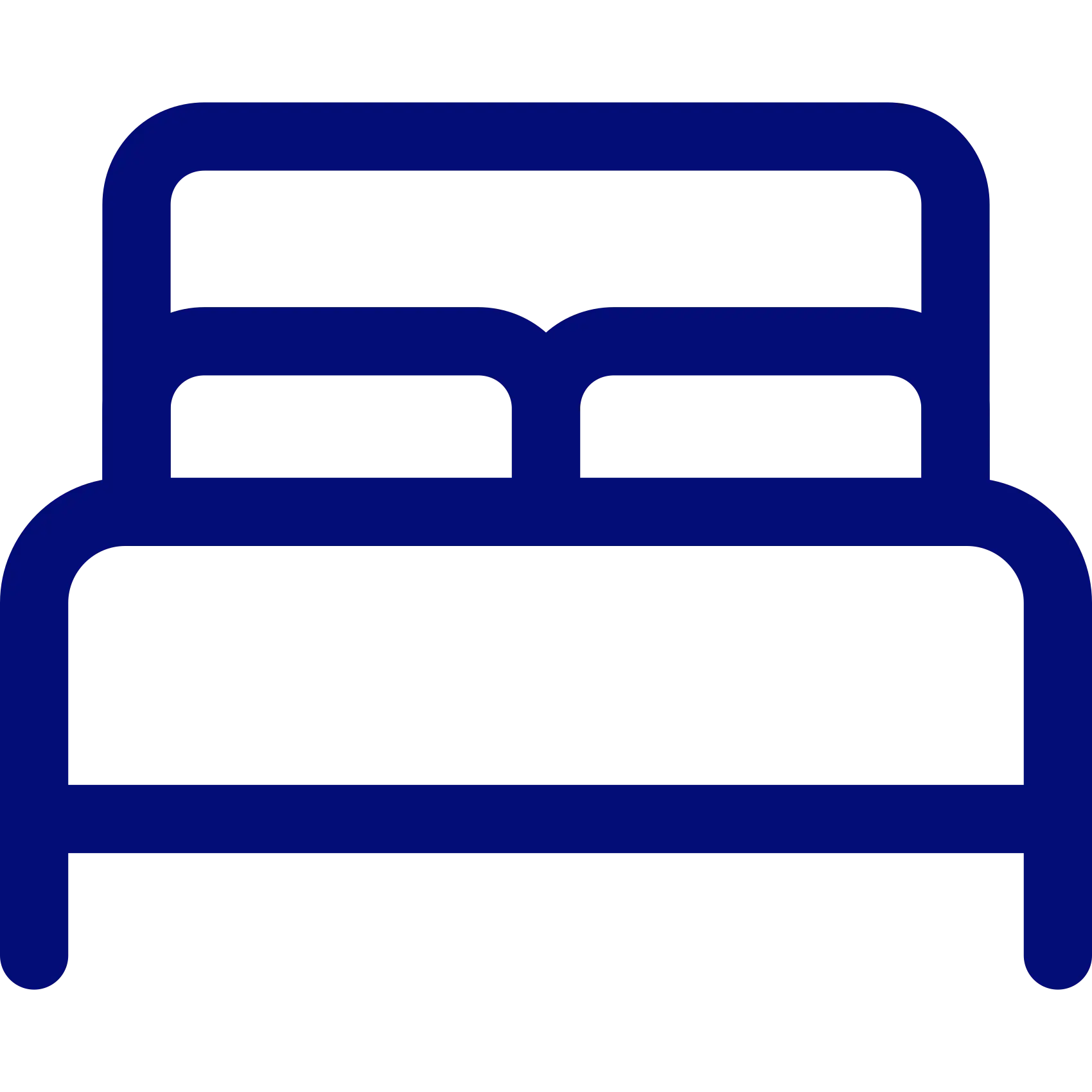 Double bed icon