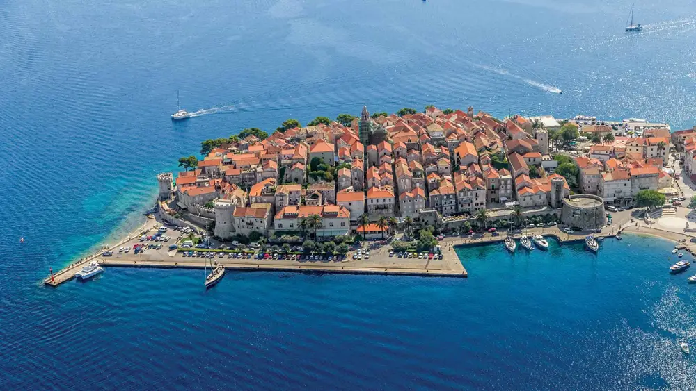 Korcula Old Town in Croatia