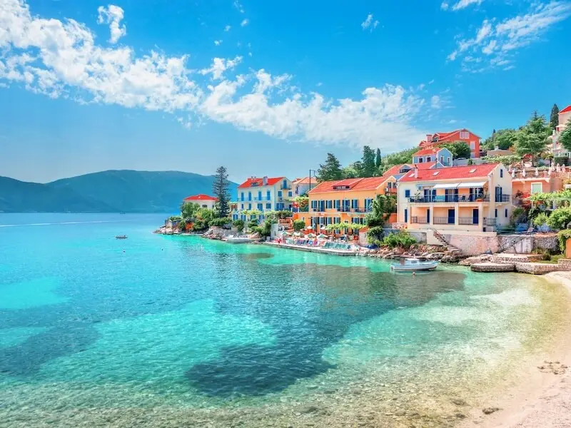 A colourful small town in the South Ionian surrounded by turquoise waters and beaches on a luxury Greek sailing holiday.