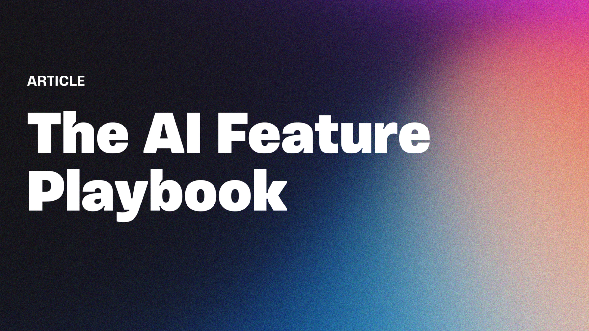 The AI Feature Playbook