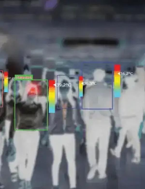 AI scanning protecting against COVID on rigs