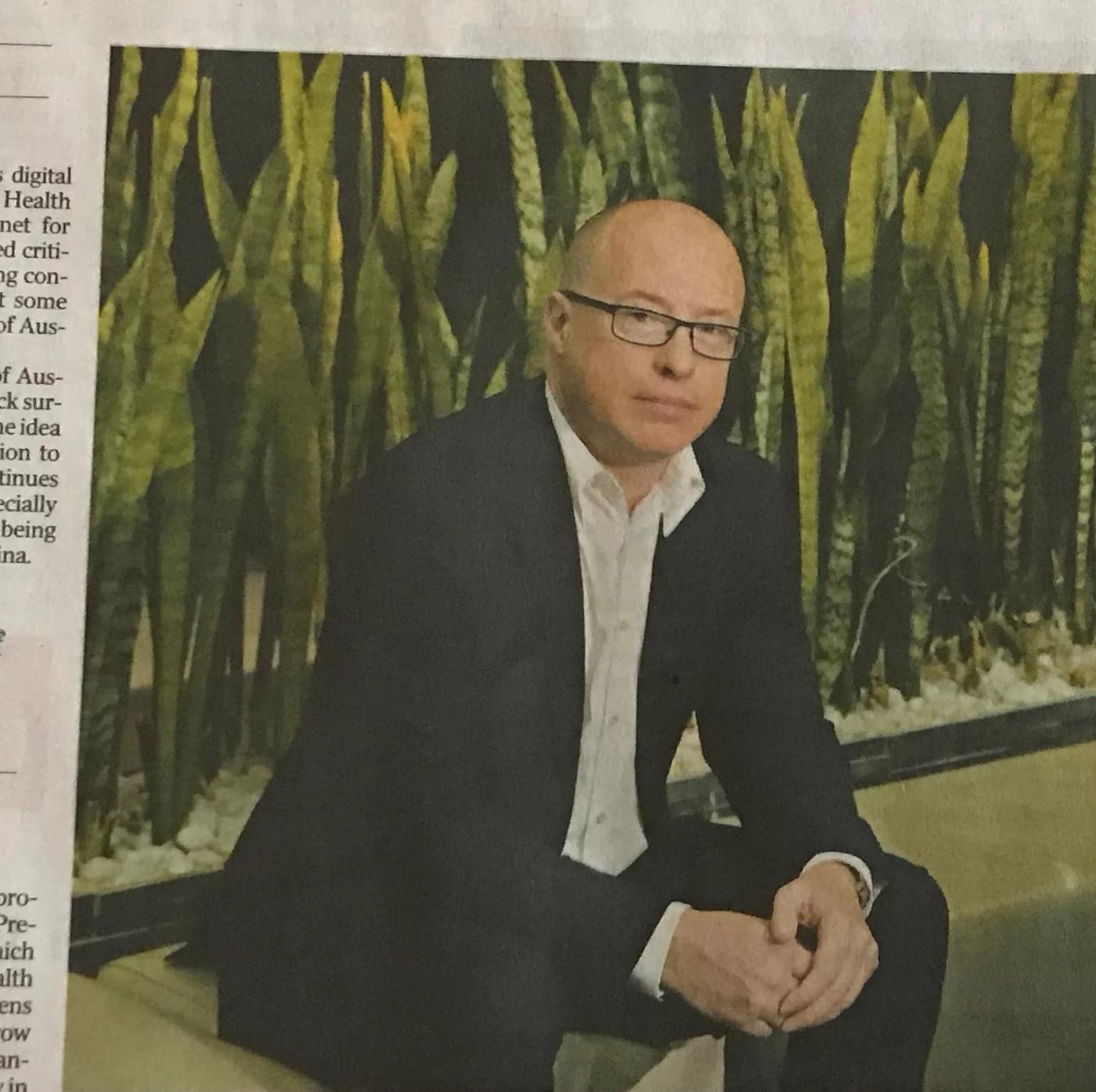 Security expert Michael Connory, photographed for The Australian