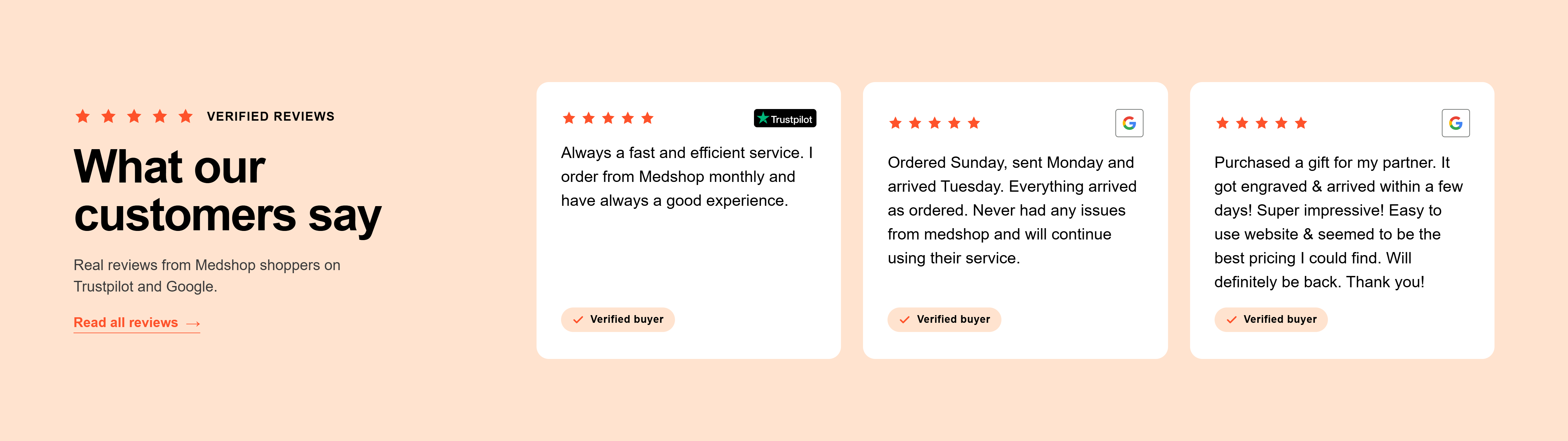 What our customers say