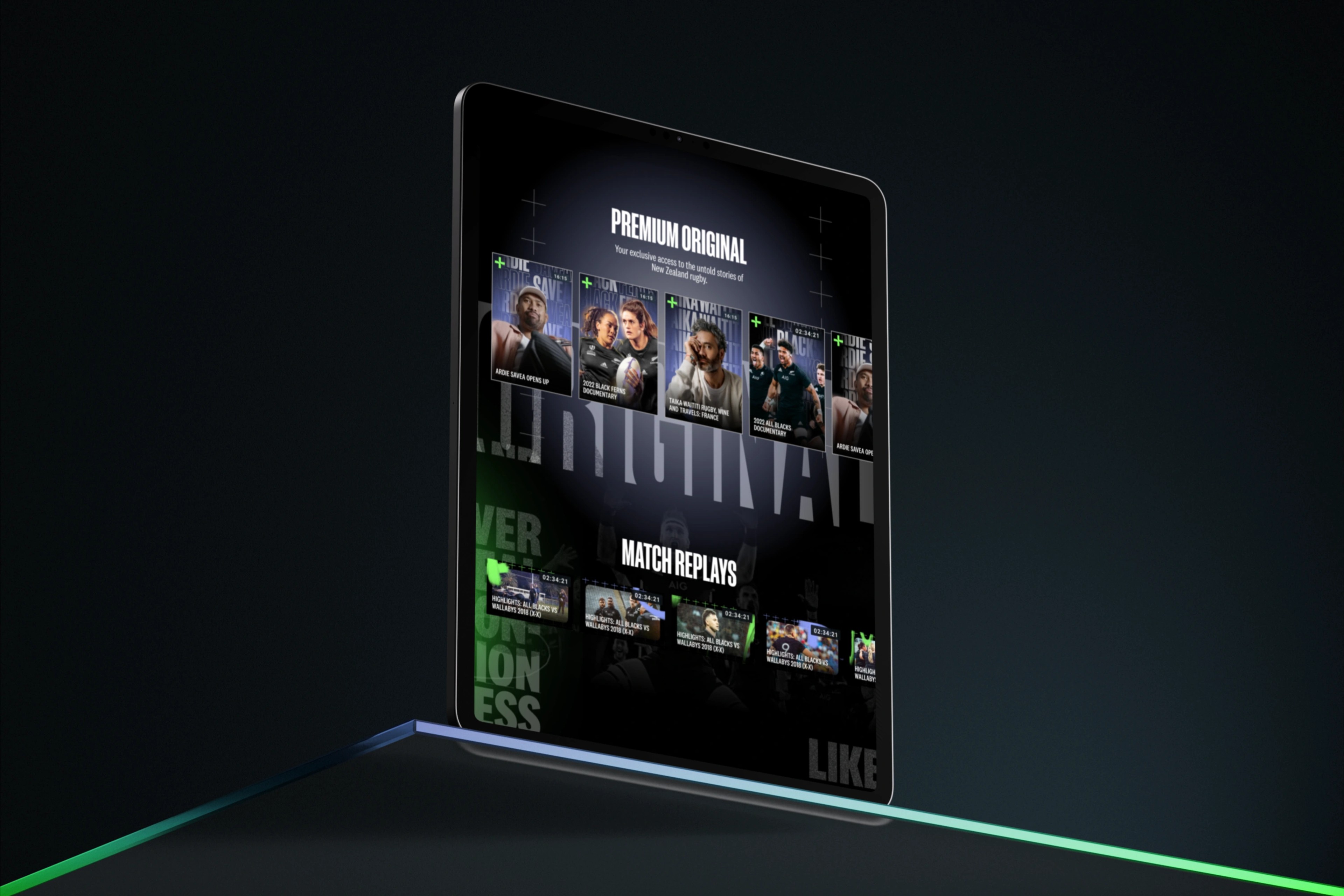 Tablet display