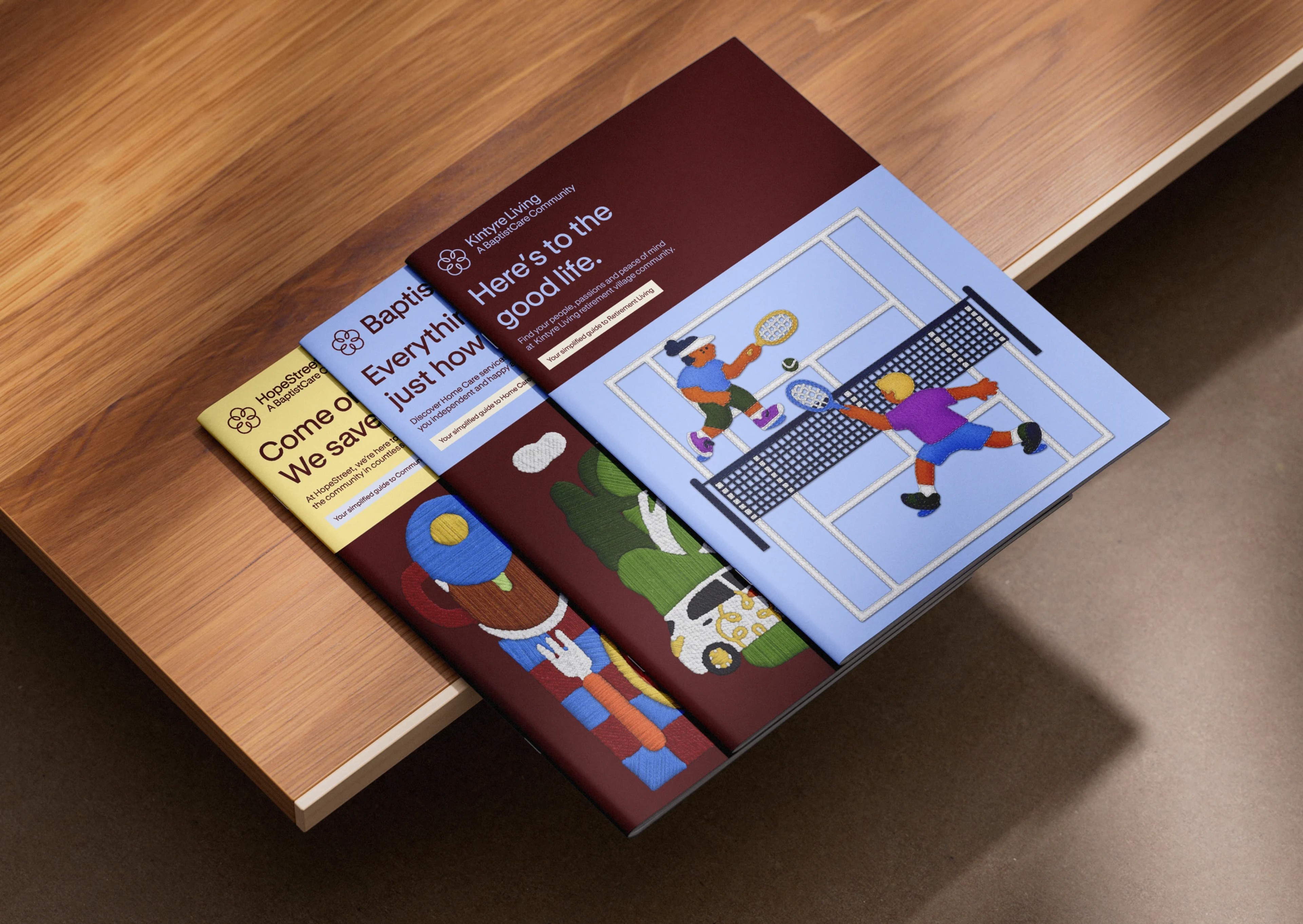 BaptistCare Brochure Covers