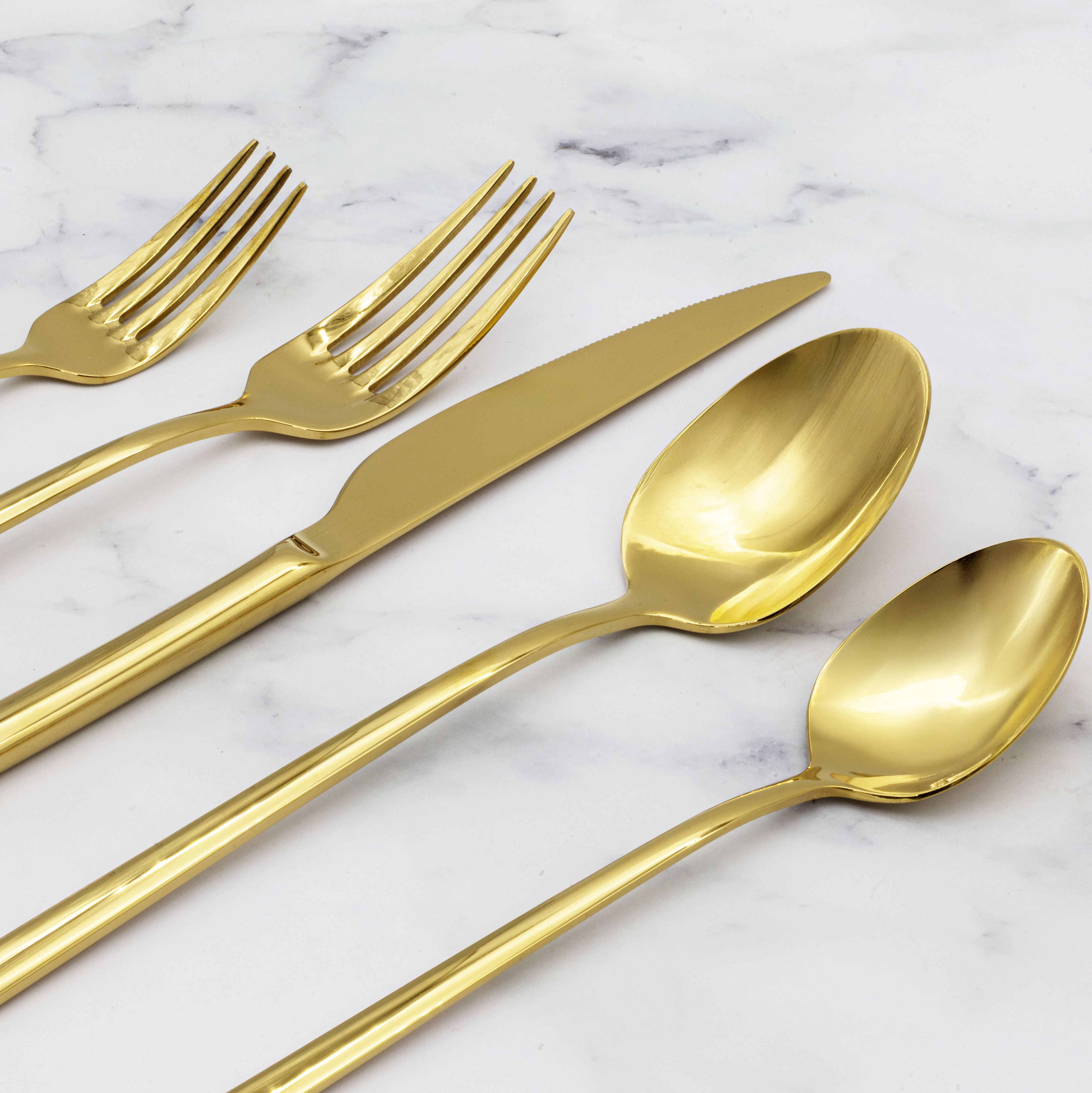 Italic | Emilia Mirror 20-Piece Flatware Set