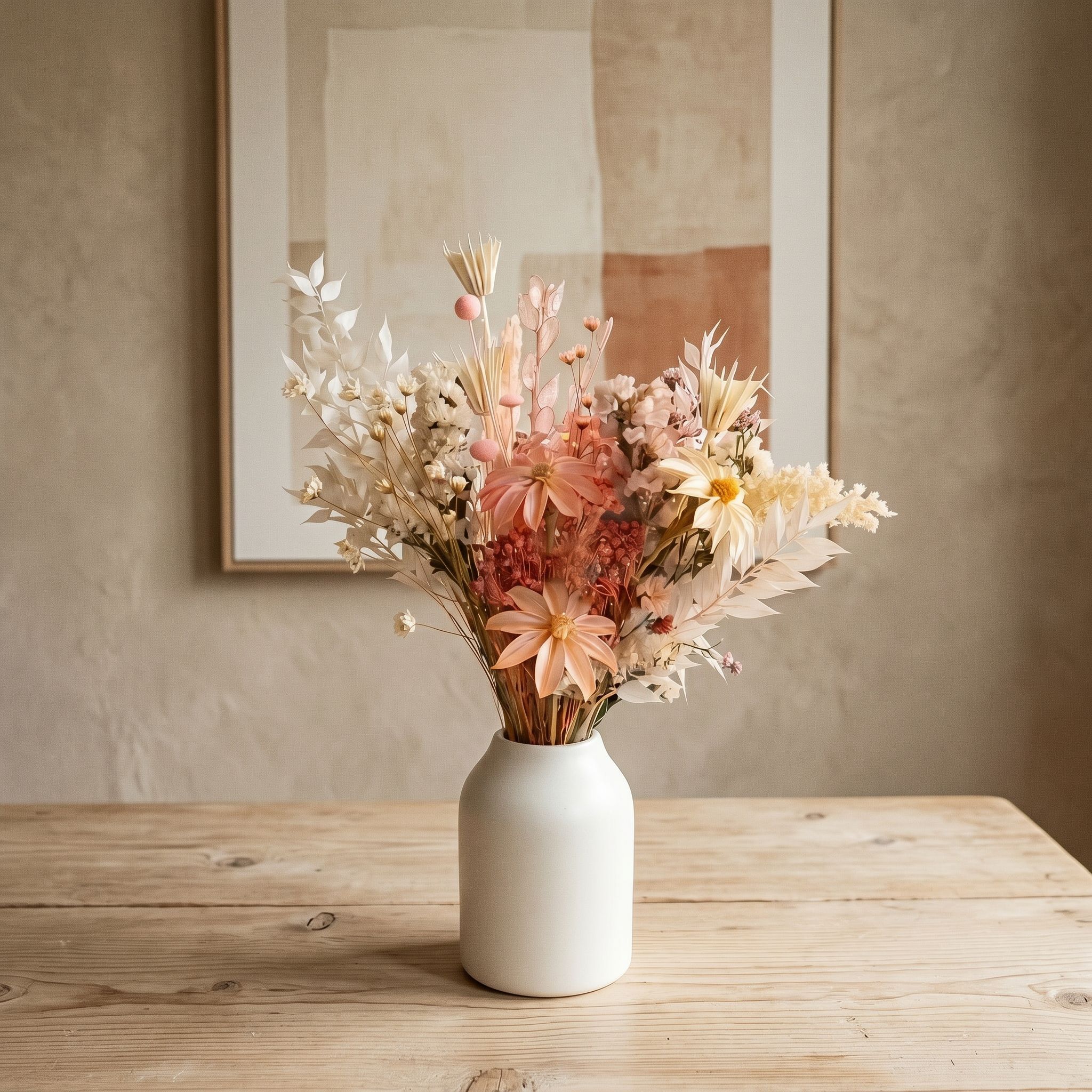 The Minimalist Dried Flower Bouquet.