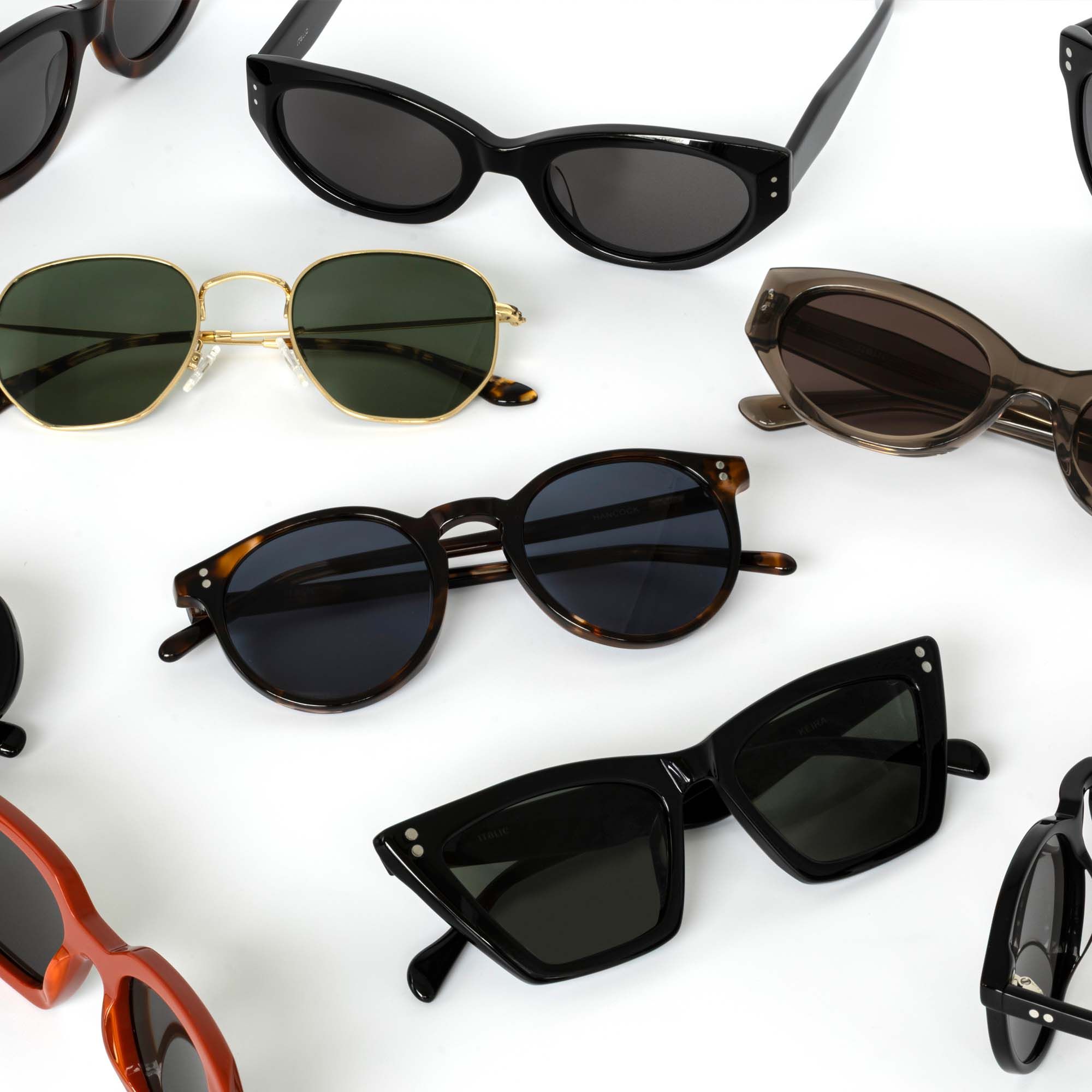 NiCO☺︎ Italic | Nico Hexagonal German Stainless Steel Sunglasses