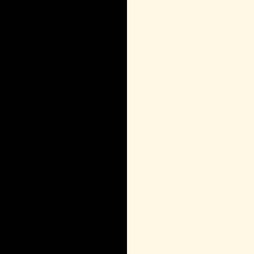 Black/Ecru