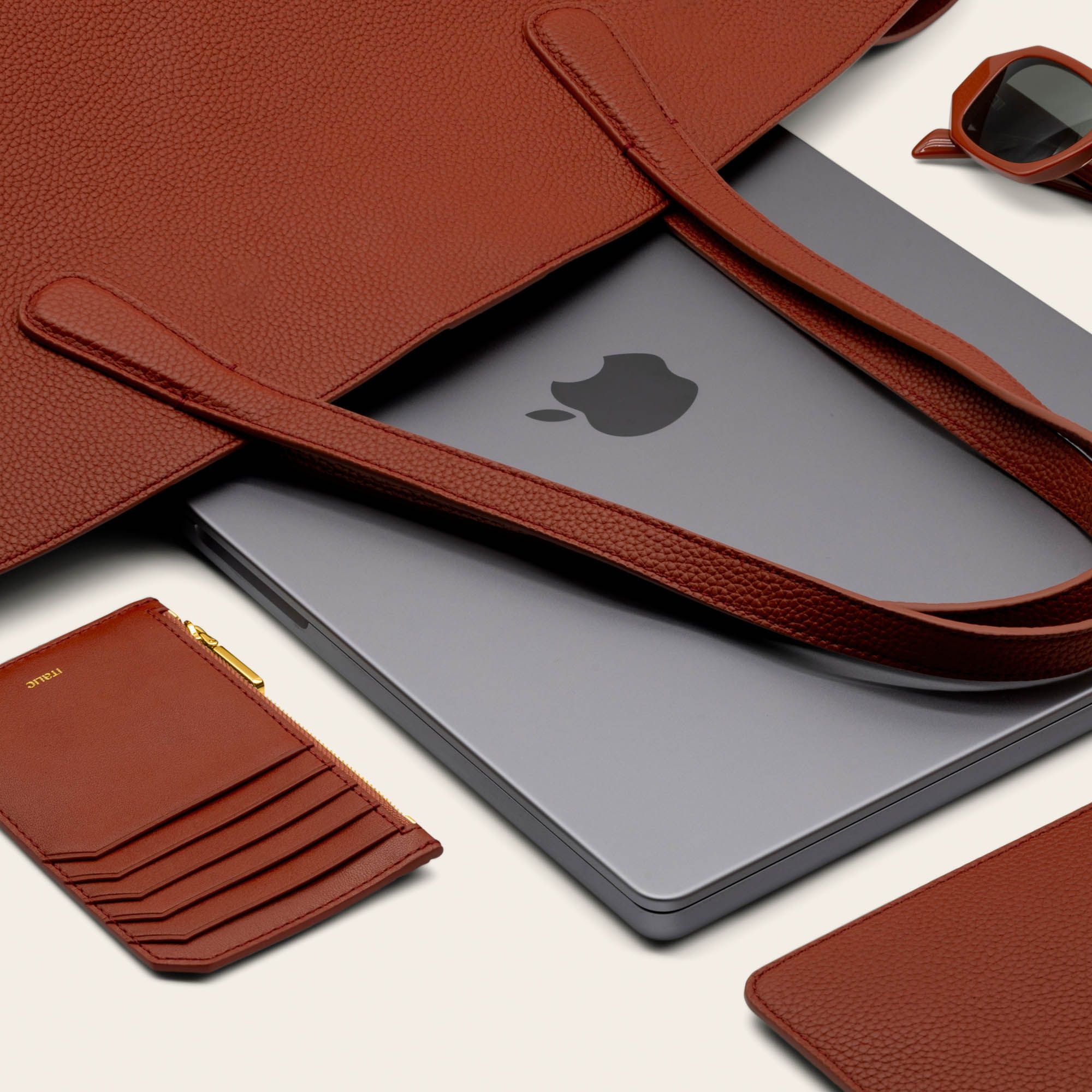 The Essential Leather Tote.