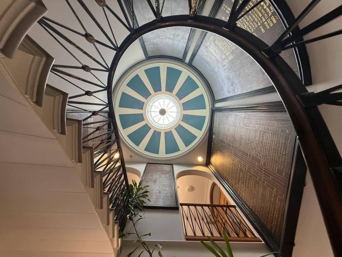Stairs at the Royal Court of Guernsey