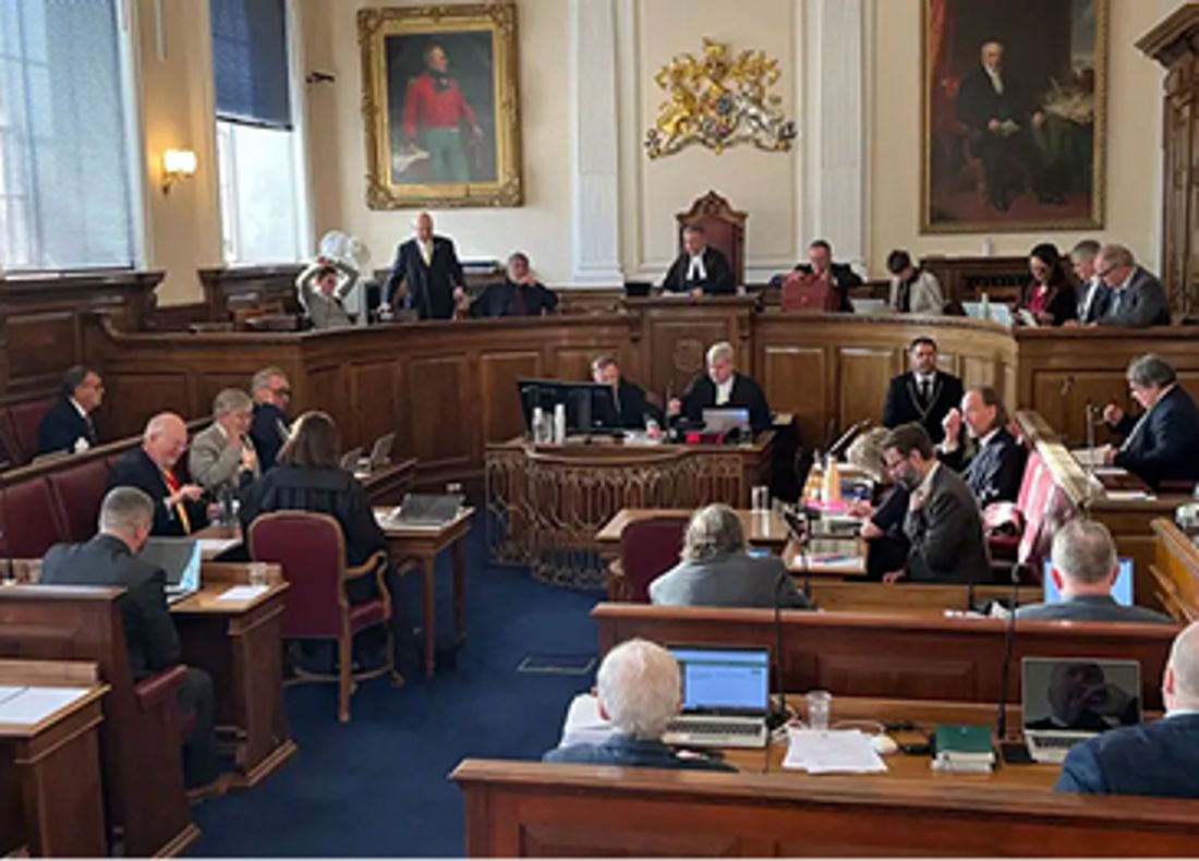 States Meeting in Session