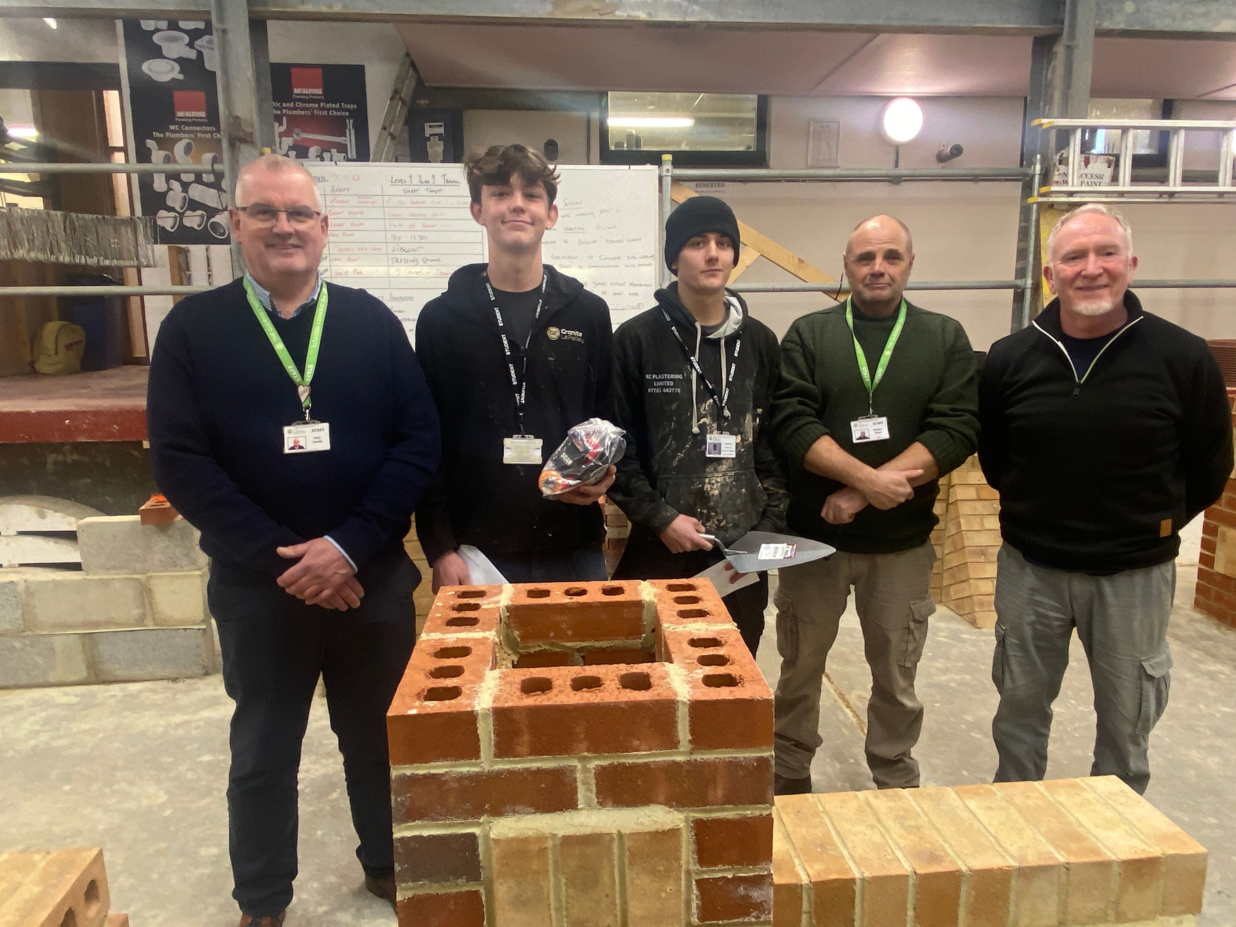 Trowel trade apprentices