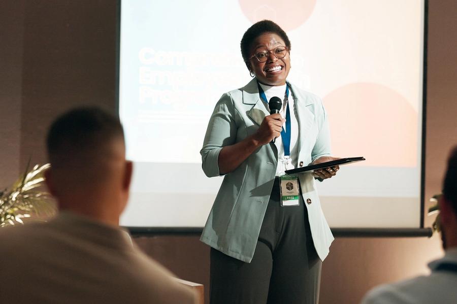 Woman Presenting - Making it Happen