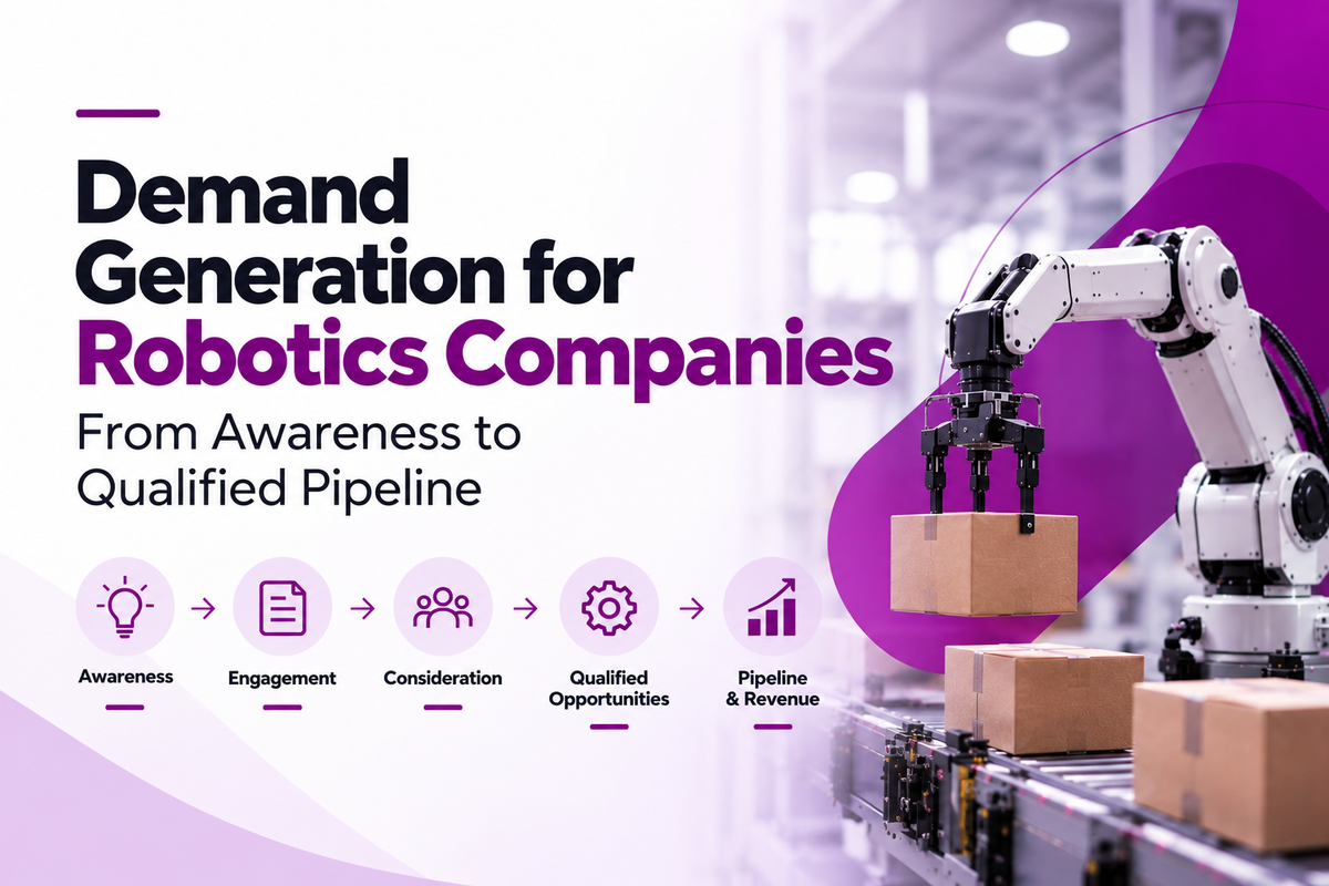 Demand Generation for Robotics Companies: From Awareness to Qualified Pipeline