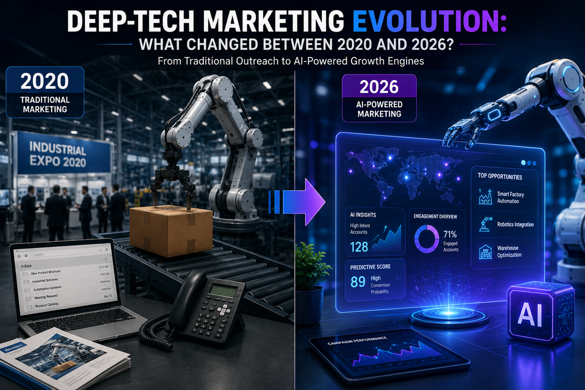 Deep-Tech Marketing Evolution: What Changed Between 2020 and 2026?
