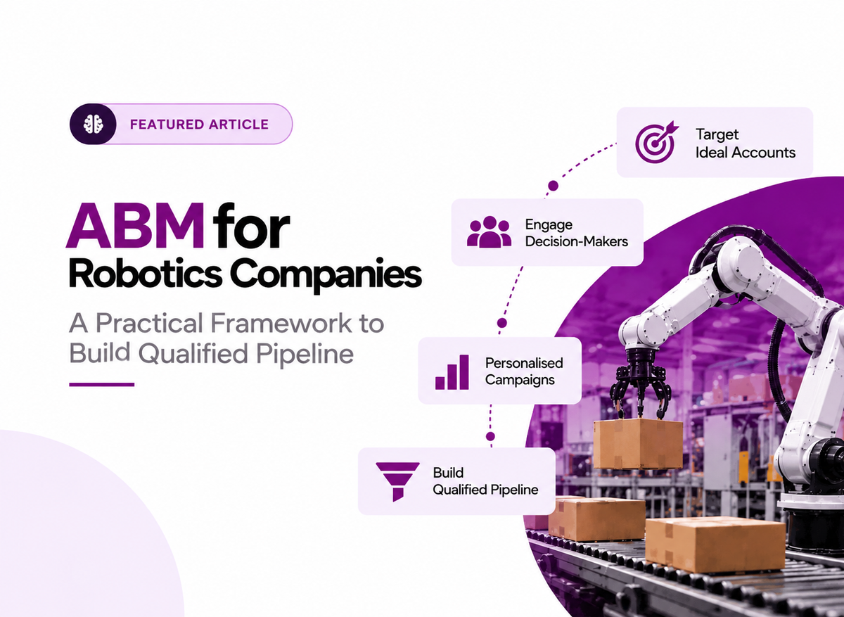 ABM for Robotics Companies: A Practical Framework to Build Qualified Pipeline