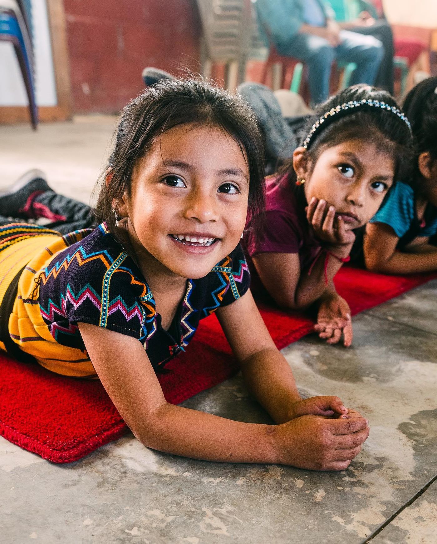 Children in a classroom in rural Guatemala