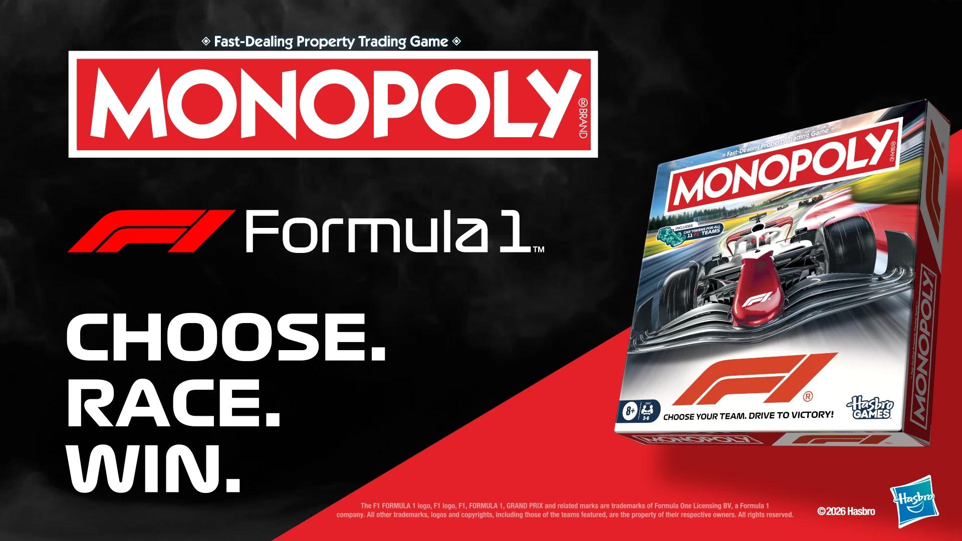 Fórmula 1 y Monopoly lanzan oficialmente su primer juego de mesa