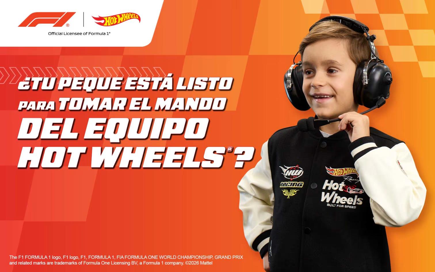 Hot Wheels y Fórmula 1 buscan al primer “Mini Team Principal” del mundo