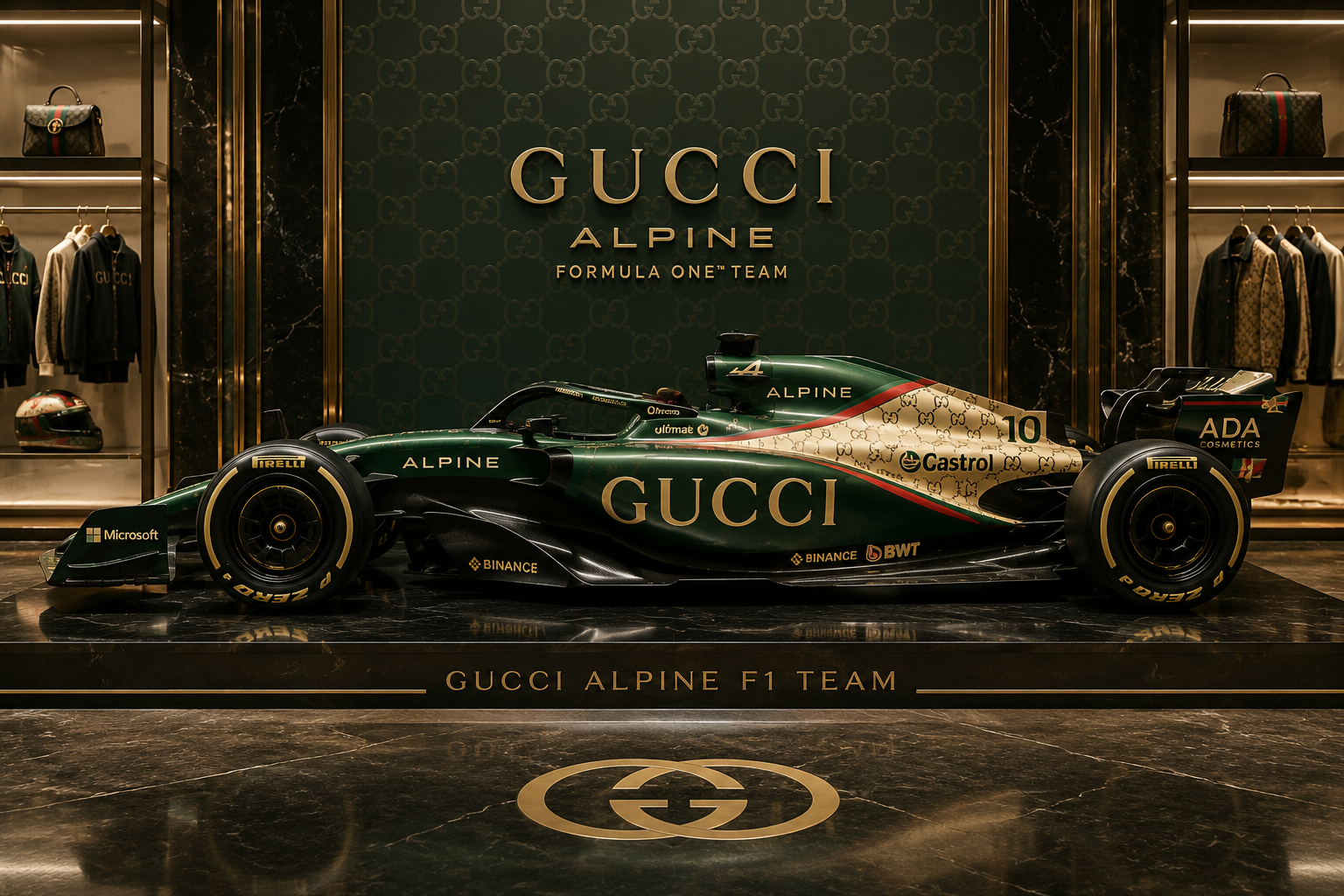 Alpine podría convertirse en “Gucci Alpine F1 Team” a partir de 2027