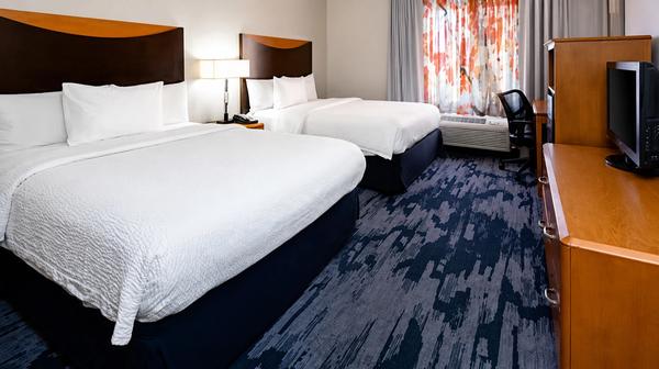 Interior double room at Fairfield by Marriott Inn & Suites Seattle Bremerton