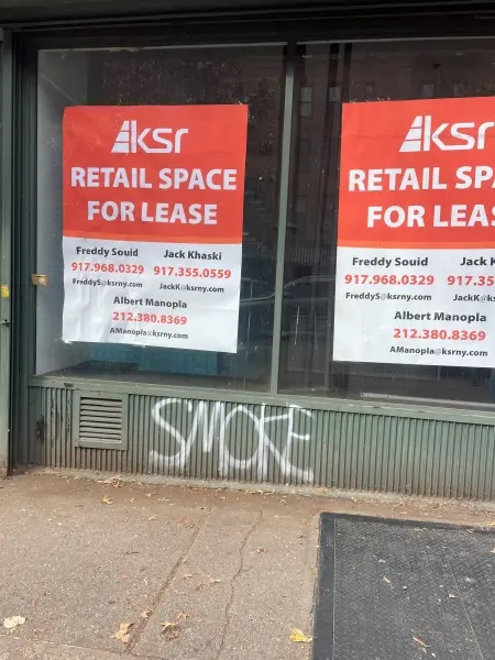 Fired up! New Yorkers fume after graffiti vandal defaces dozens of businesses with ‘SMOKE’
