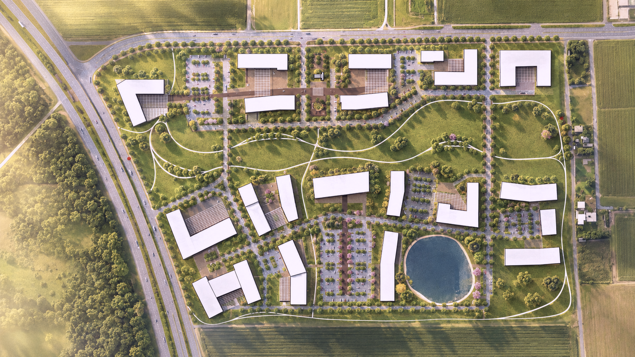 Texas State Technical College Seguin Campus conceptual site plan