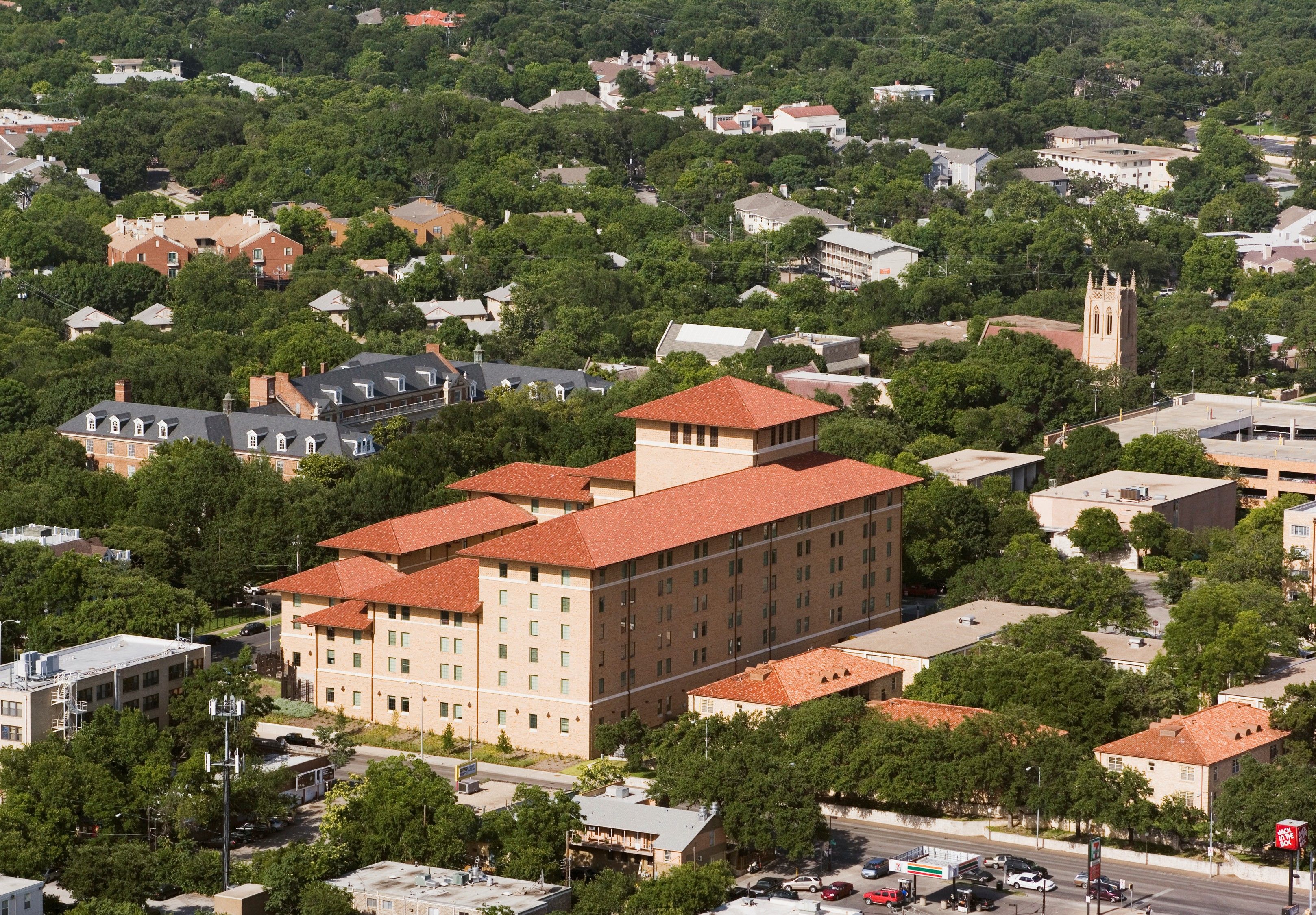 Almetris Duren The University of Texas Austin Aerial Residence Hall