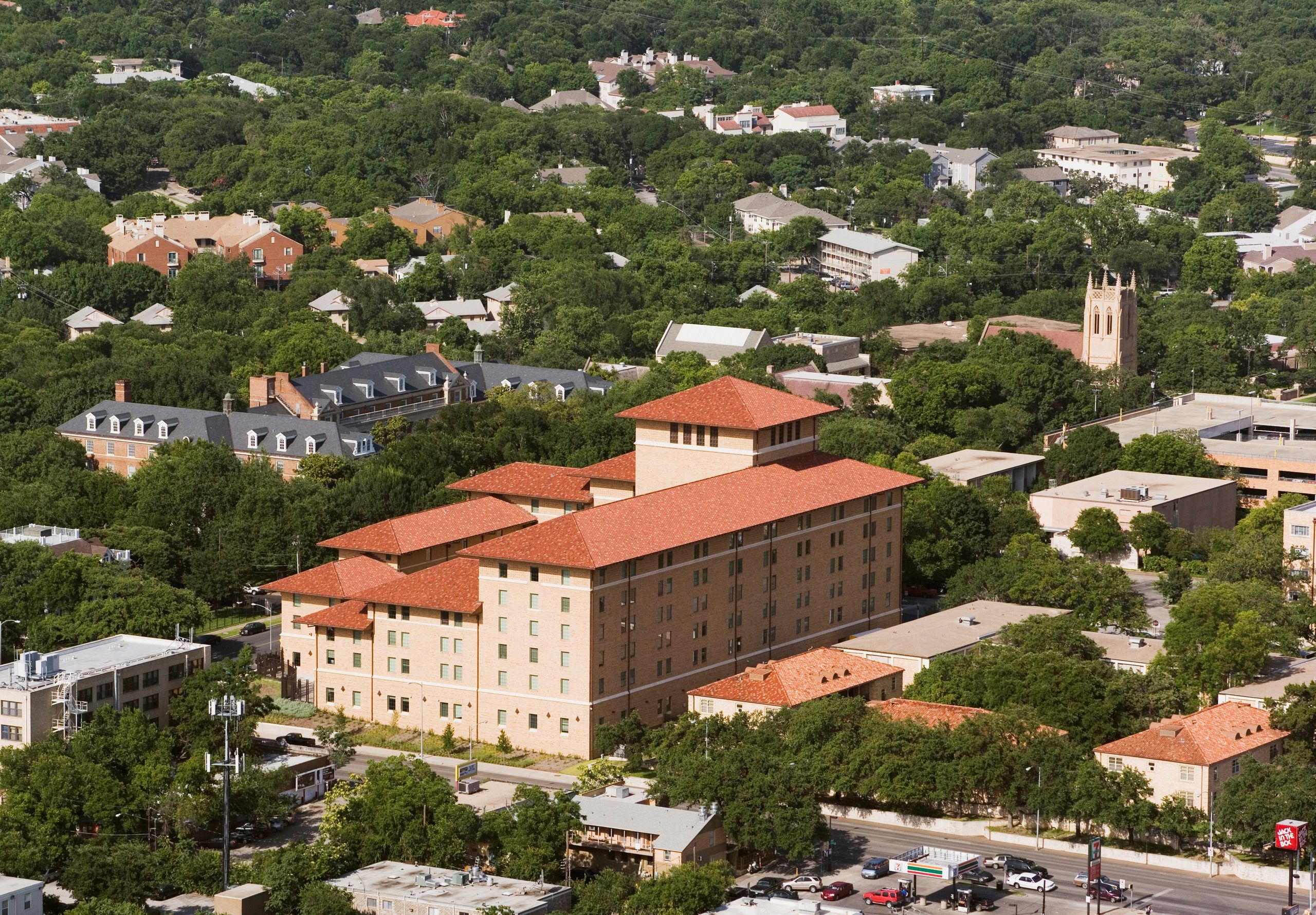 Almetris Duren The University of Texas Austin Aerial Residence Hall