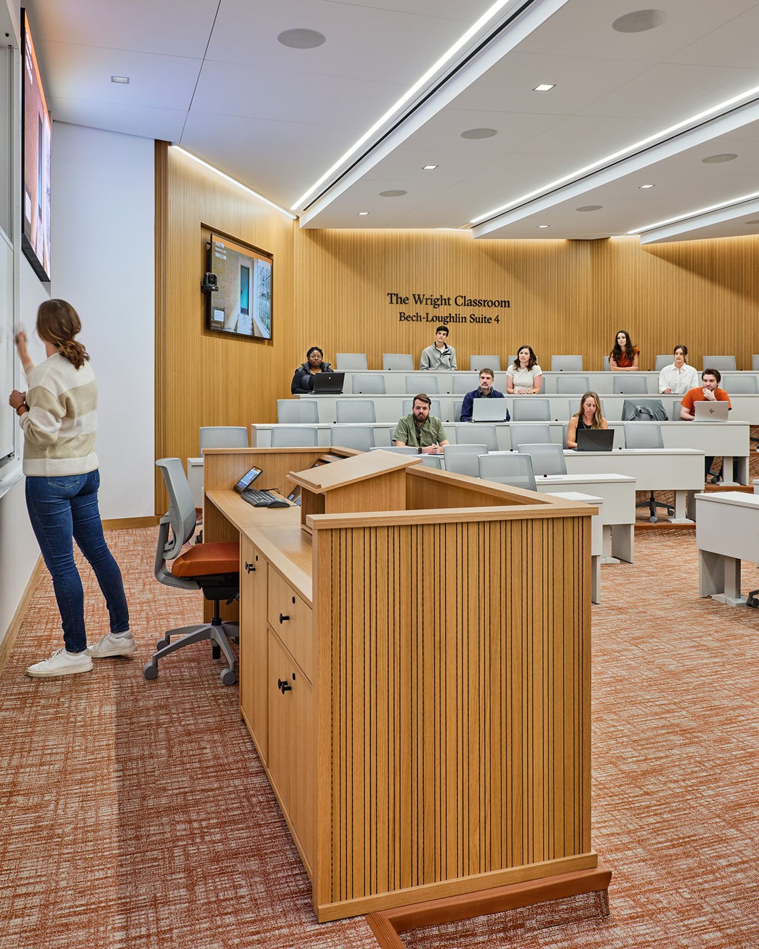 UT Law School Towne Hall Auditorium - Make it stand out