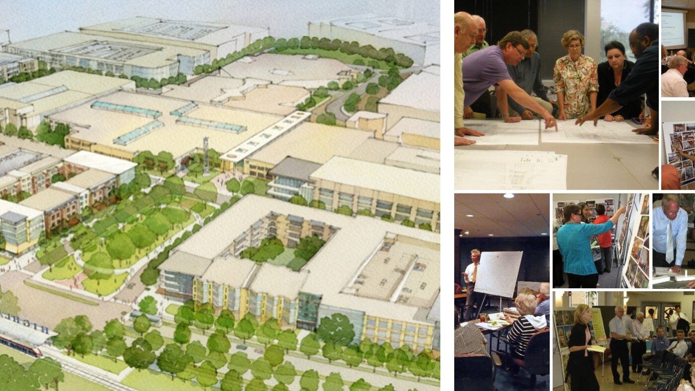 ACC Highland Campus Adaptive Reuse Collage