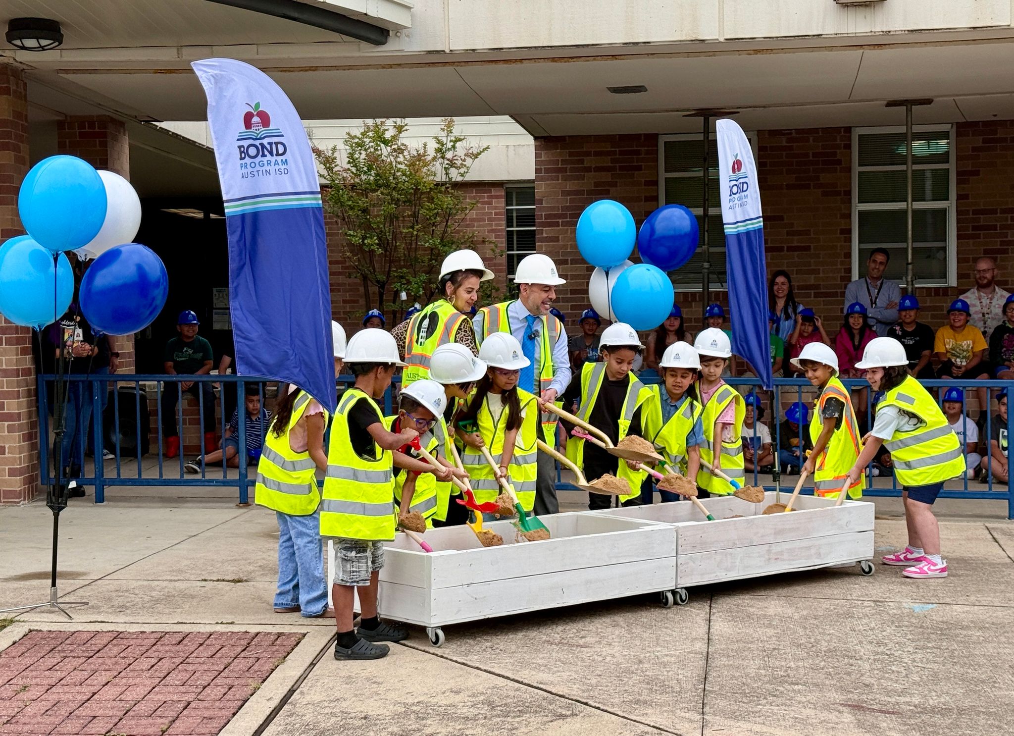 AISD Wooldridge Elementary School Groundbreaking Demo and New COnstruction