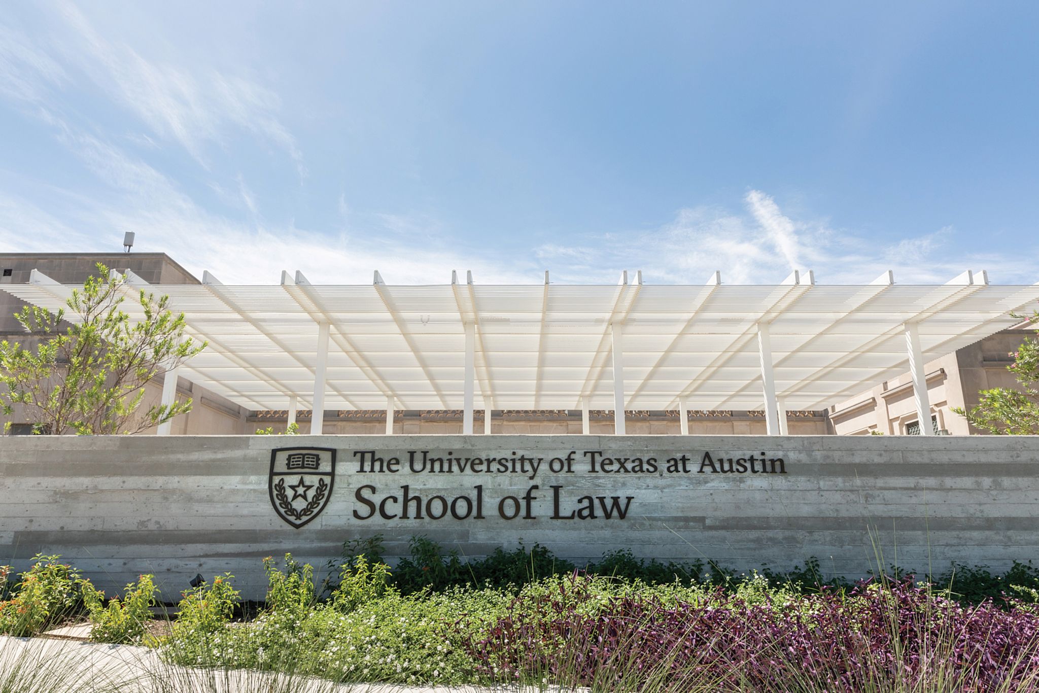 Law School building signage