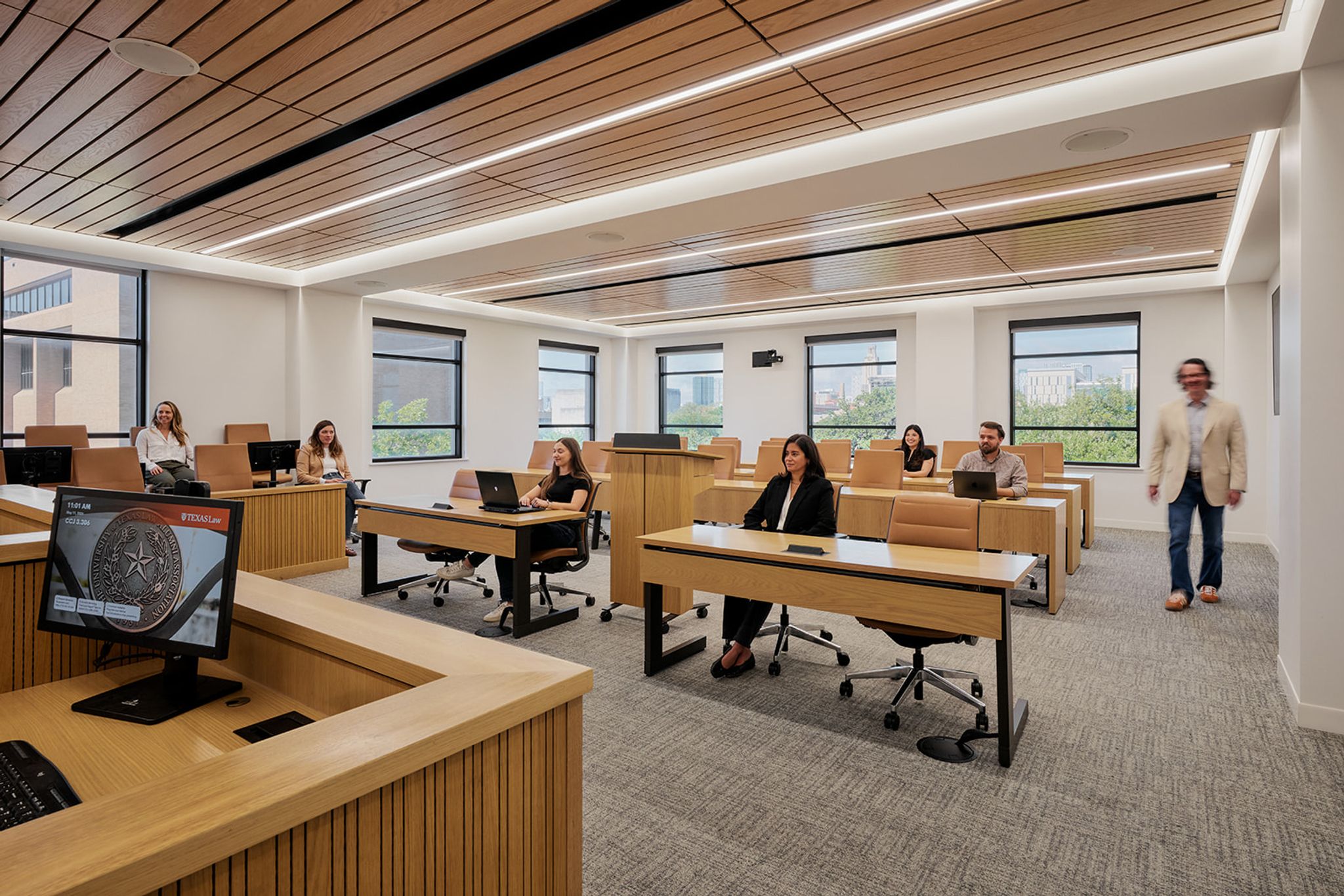 School of Law Teaching Courtroom Renovation Austin Texas